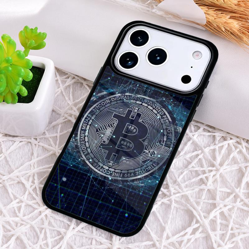 BTC Bitcoin Phone Case for iPhone 17 Air 16 15 11 12 14 13 Pro Max Shockproof Cover