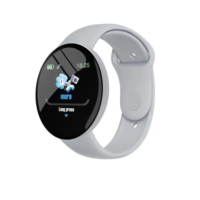 

D18 Smartwatch Multiple Sports Modes Call Information Reminder Circular Color Screen Photo Taking Music Smart Bracelet 2026 New серый