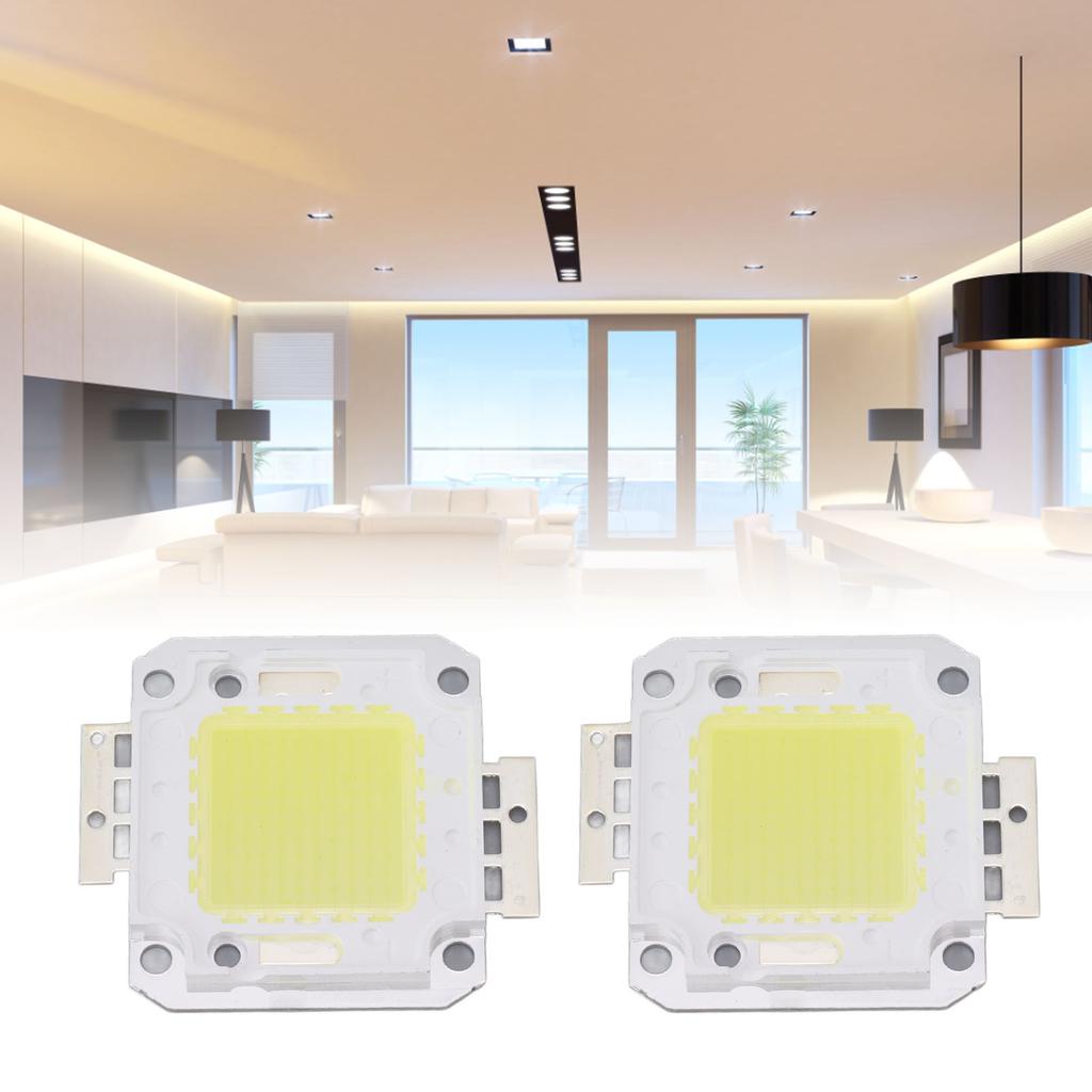100W COB LED Chip Bds, 9600LM 6000K Integrated COB LED Panel High Energy Saving Lamp with White Light for Stage Lights Floodlights, Street Lamps
