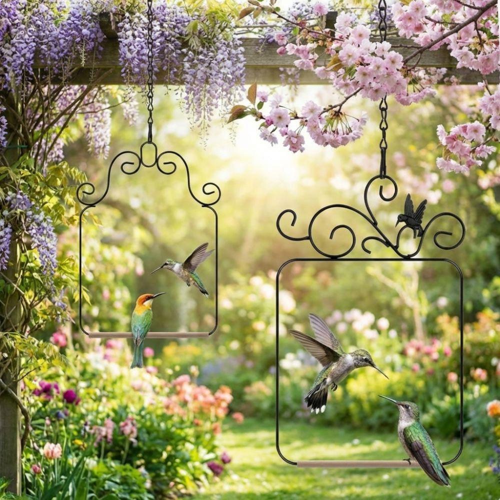 Grinding Claws Bird Perch Stand Wooden Dowel Bird Swing Cage Toys Bird Stand Rod Toys  Outdoor