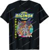 Digimon Metalgreymon Action Pose and Logo Digital Monsters Fashion Casual Funny TShirt S6XL Summer