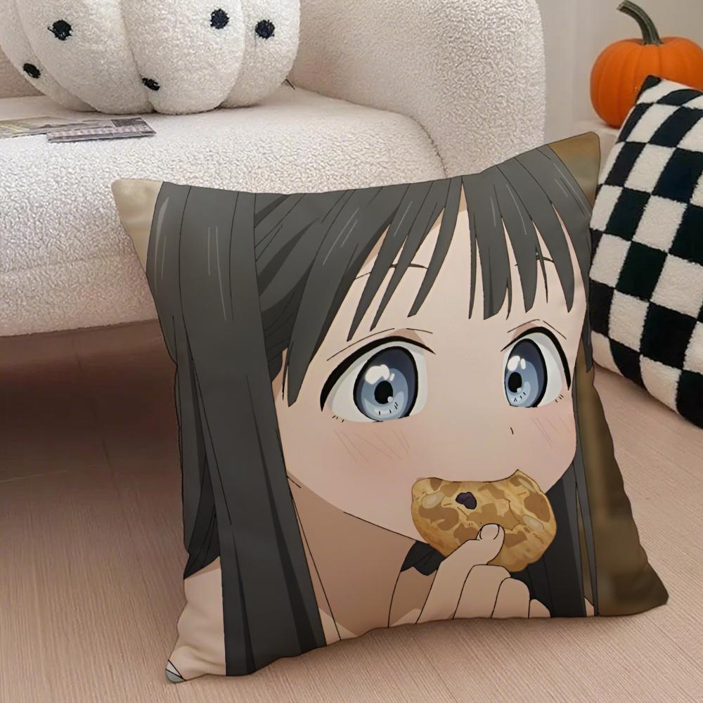 Anime Cartoon TTomorrows My GirlG Cushion Cover Throw Pillow Cover Hidden Button Durable Polyester Chair Cushion
