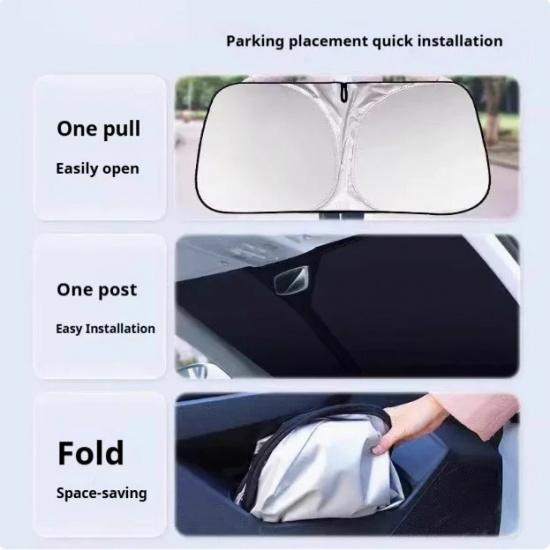 Car Windshield Sun Shade for Land Rover Discovery L318 L319 L462 3 4 2010-2024 Reflector Sunshade Offers Protection Accessories