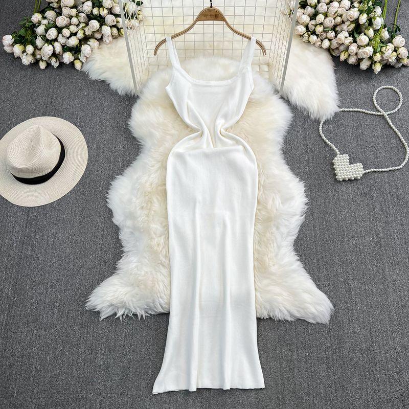 Adult Lady Like Woman Summer New Arrival Temperament Waist-Controlled Fishtail Suspender Skirt