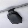 Durable Car Sun Visor Glasses Holder Clip PU Leather Sunglass Mount Organizer Interior Trim For Eyewear Cards Tickets