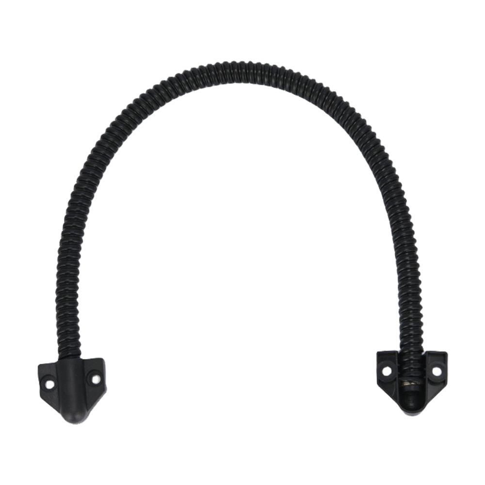 

Stainless Steel Access Control Cable Exposed Mounting Metal Head Wire Loop Armored Cable Anti-pinch Secure Line Defender чёрный
