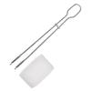 Stainless Steel Cup Brush Bottle Brush Scrubber with   Handle with Hanging   for Cleaning Wine Glasses, Tumblers and