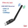 150Mbps Mini Usb Wifi Adapter Mt7601 Wireless Network Card Wifi Receiver For Pc Laptop Windows 2.4G
