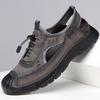 Fashion Designer New Hollow Platform Leather Men's Loafers Summer Fashion Casual Outdoor Beach Men's Sandals Zapatos Hombre
