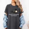 Streetwear Meme Dummer Kanadischer Wolf Vogel Damen T-Shirt Lässiges Tee Unisex Baumwolle Oversize Harajuku Sommer Locker Kurzarm Top