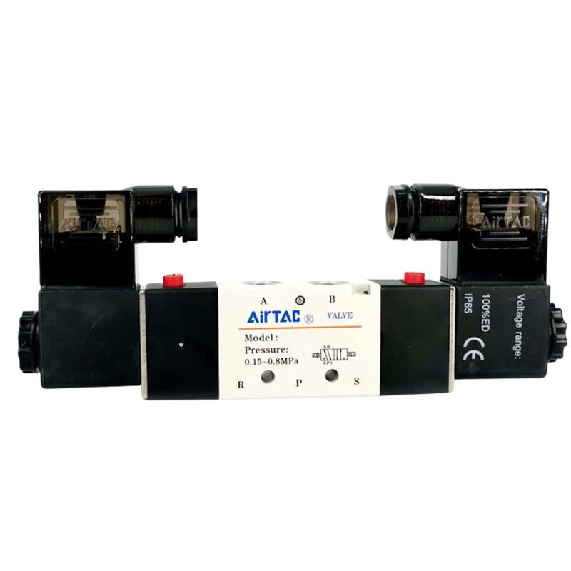 AIRTAC 4V320 Serie Pneumatisches Magnetventil CN-Stecker (Adapter enthalten)