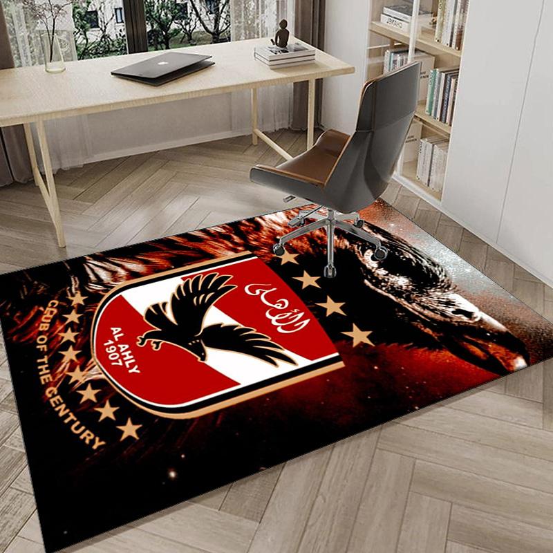 Ahly Football club Printed Area Rug for Office, Chair Rug, Decorative Carpet Floor Mat, Large Size Fan gifts Christmas gifts