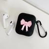 Bow pattern headphone cover for AirPods Pro2/Pro3/Pro anti drop headphone cover for AirPods 4/3/1/2 shock-absorbing