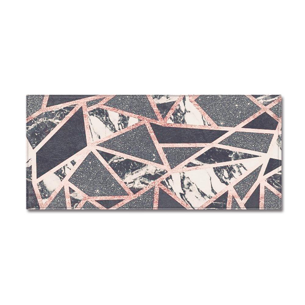Colored Stone Bathroom Absorbent Non-Slip Floor Mat Kitchen Strip Bedroom Door Mat Living Room Carpet
