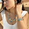 Ocean Starfish Necklace And Bracelet Set With Zinc Alloy Charm For Summer Fashion Women