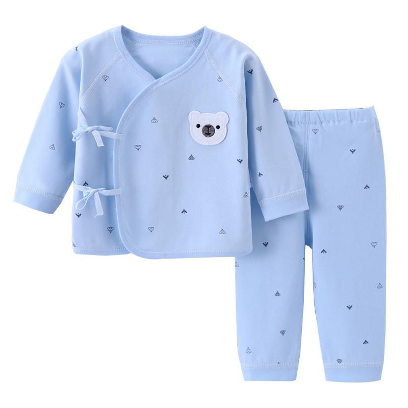 Baby Cotton Sleeveless Romper Set With Animal Pattern For Newborns