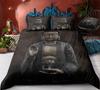 Buddha Creative Printing Bedding Set Personalized Design Quilt Cover and Pillowcase Full-size Microfiber Comfortable Home Decoration