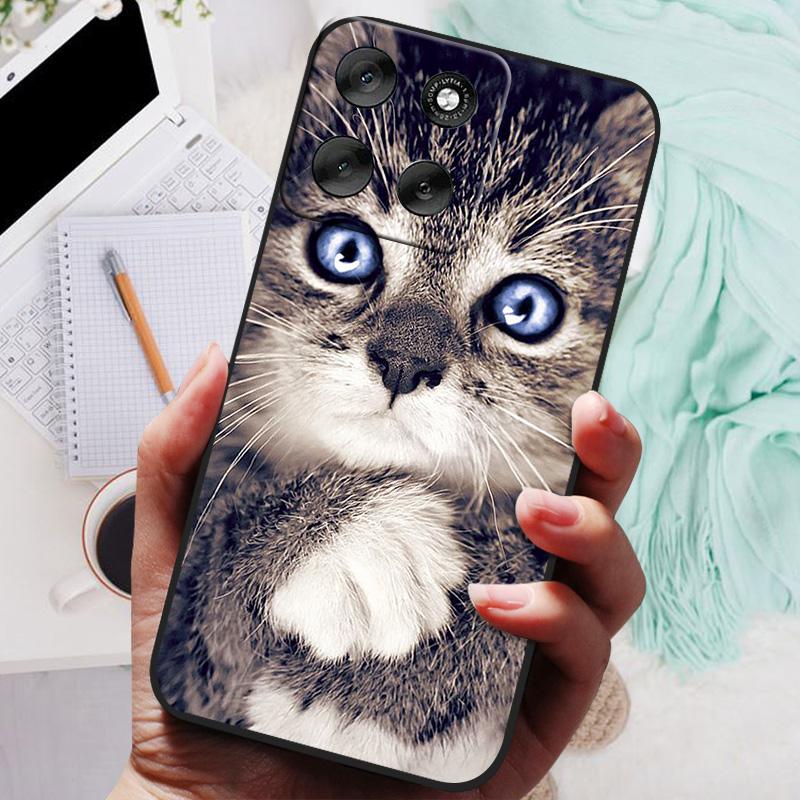 Für Motorola Moto G86 Power Hülle Löwe Wolf Silikon Weiche Rückabdeckung Für Moto G56 G86Power Handyhülle Moto G56 Schutzhülle