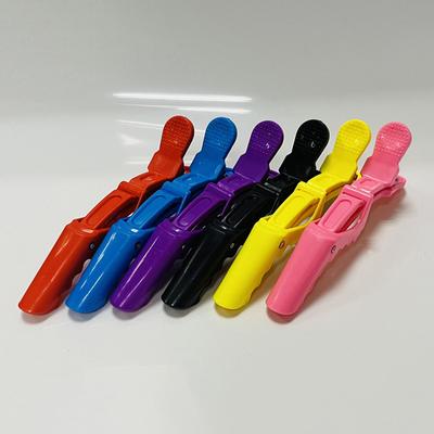 5 Teile/los Kunststoff Haar Clip Friseur Schellen Klaue Abschnitt Alligator Clips Barber Für Salon Styling Haar Zubehör Haarnadel