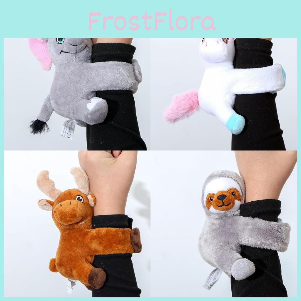 Elephant Unicorn Animal Plush Toy Wrist Puppet Handheld Doll For Kids And Girls Gift