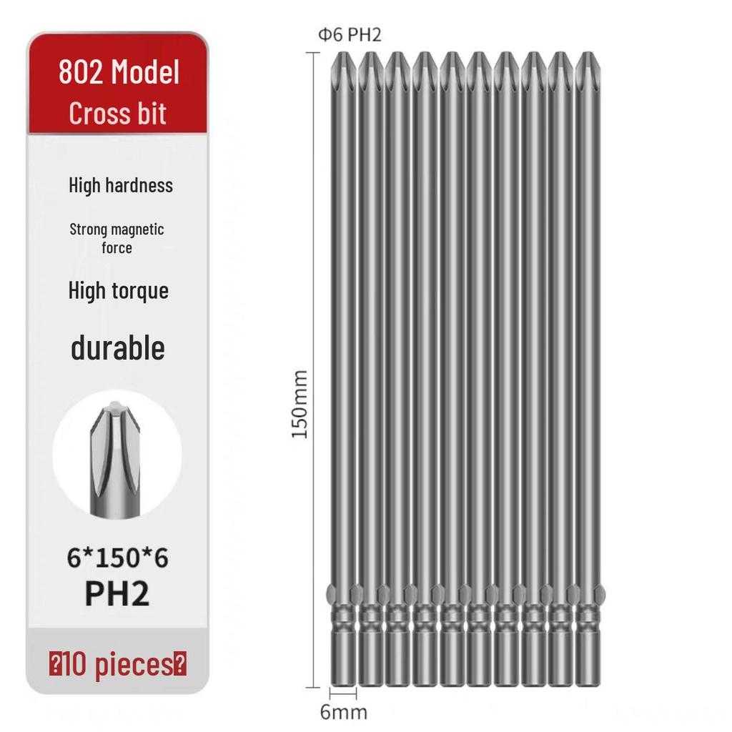 Cross 800 S2 Steel Magnetic Screwdriver Bits (801 & 802) for Electric Drills