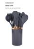 12-Piece Non-Stick Silicone Spatula and Ladle Set - Food-Grade Cookware