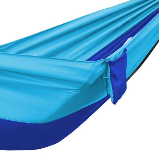 Outdoor Hammock Patchwork Color Anti-Rollover Wide Design Moisture-Proof Pad Outdoor Sleeping Hammock Color-Blocking Resting Equipment