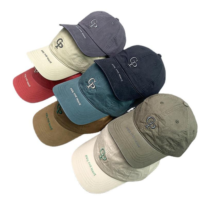 Casual Letter Fashion Men'S And Women'S Baseball Caps Cotton Versatile Kpop Hip Hop Sports Breathable Sun Hat