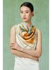 Women's 100% Mulberry Silk Scarf, 90cm Square, 14 Momme Shawl - Perfect Gift for Mother, Girlfriend, Birthday or Festival