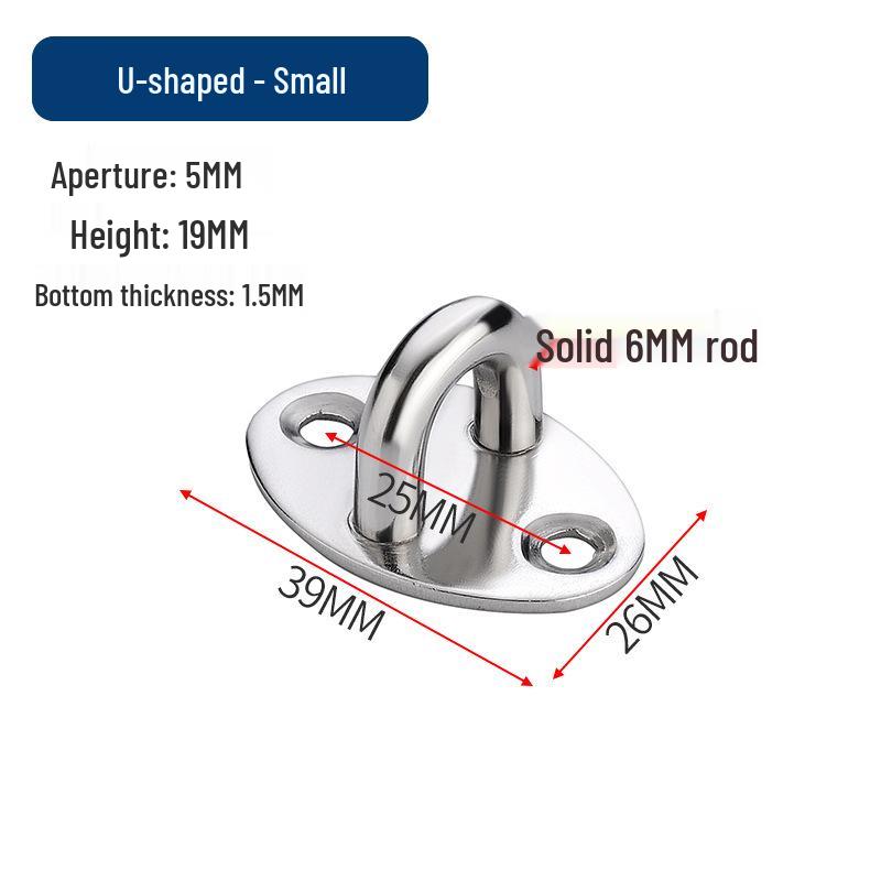 Jinrongda Heavy-Duty Stainless Steel Ceiling Hook for Fans