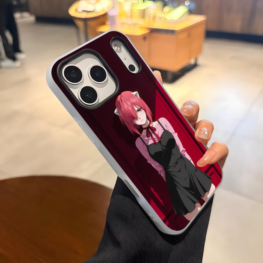 Elfen Lied Anime Phone Case For IPhone 17 Air 16 E 15 14 Plus 13 12 11 Pro Max Jelly 2 In 1 Protective Case