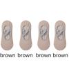 1/ 4Pair Professional Women Yoga Sock Silicone Anti-slip Ballet Pilates Socks Women Backless Breathable Bandage Yoga Sport Socks