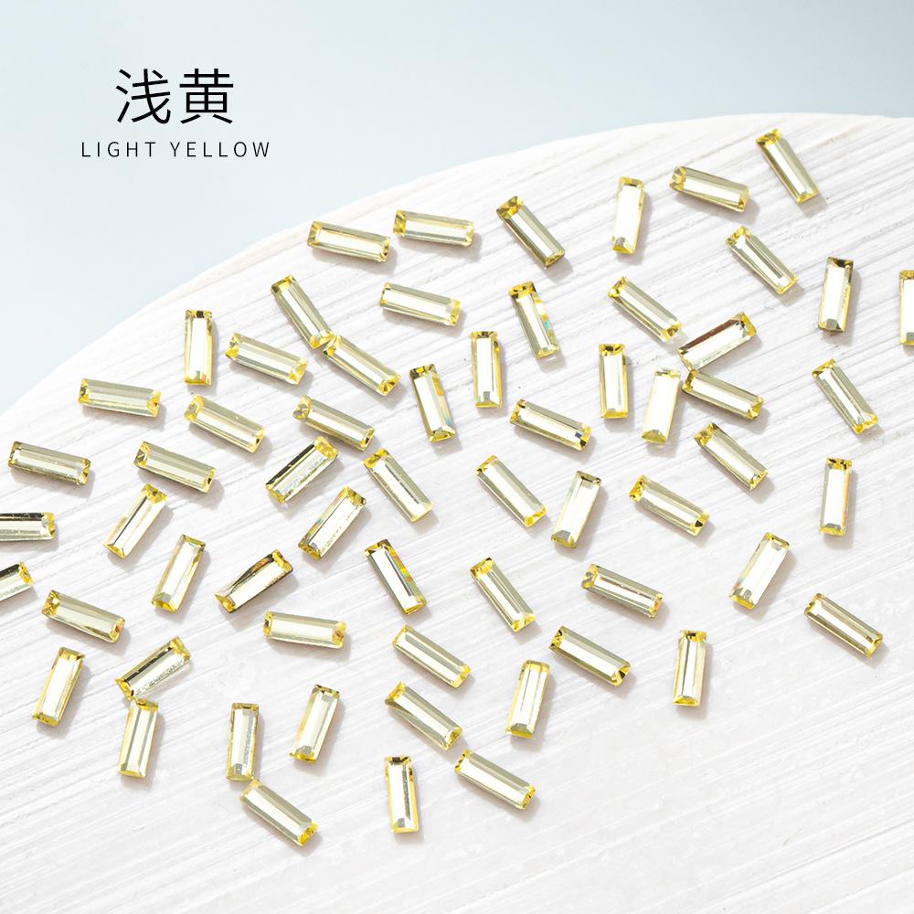 K9 Nail Art Flat Bottom Drill Chamfered Small Long Nail Drill Zircon Nail Art Drill Explosive Flash French Mini Drill