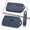Key Case Cover for Renault Koleos Kadjar Megane Talisman Espace Captur Clio Scenic with Keychain Anti-Scratch Surface Shockproof Structure