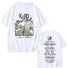 Korn Rock Band Follow The Leader Tour TShirt Unisex Vintage Graphic Tee Unisex Metal Goth Harajuku Style Short Sleeve TShirt
