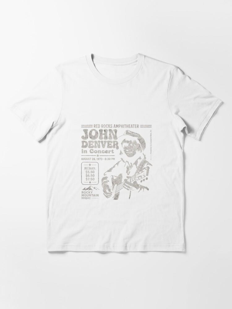 John Denver John Denver Red Rocks Concert 1973 Vintage Essential T-Shirt