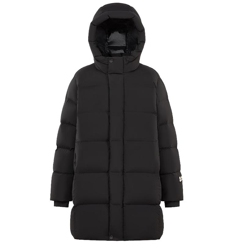 Gaofan Black Gold Kids' Long Goose Down Puffer Coat