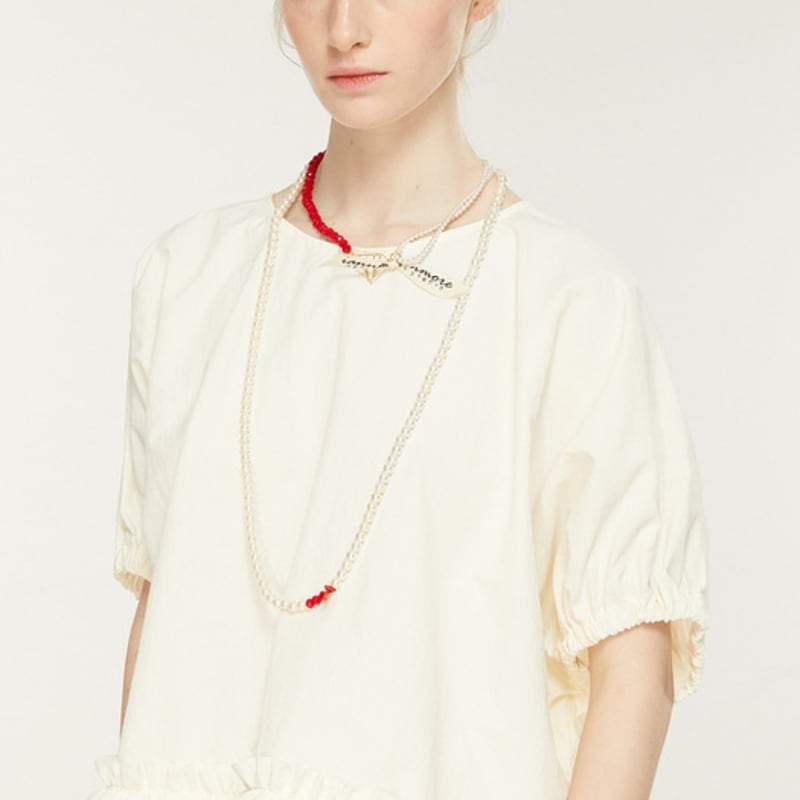 Iannmore Signature Pendant & Long Pearl Necklace