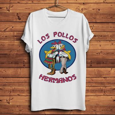 Los Pollos Hermanos Fried Chicken Funny T-shirt,Men Homme Casual Short Sleeve Tshirt,Print Unis