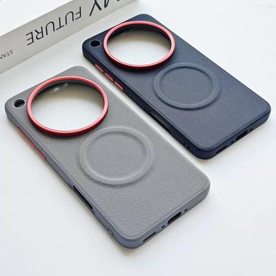 For OPPO Find X9 Ultra Case Magnetic Matte Fine-Grained PU Leather Hard Silicone Cover For Oppo Find X9 Ultra Shell Non-Slip