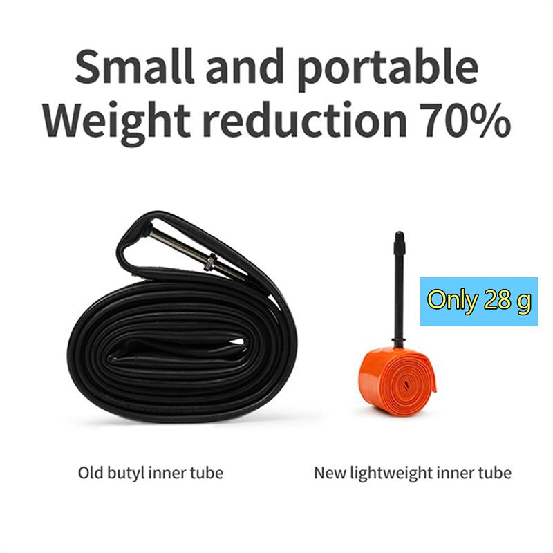 Ultralight Bike Inner Tube Tpu Material 700*23-28C Super Light Weight 28G French Valve Road Bike