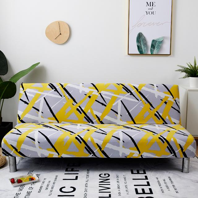 Sofa Bed Cover For Living Space Folding Sofa Covers Elastic Spandex Safe Soft Protector Slipcovers Durable Material
