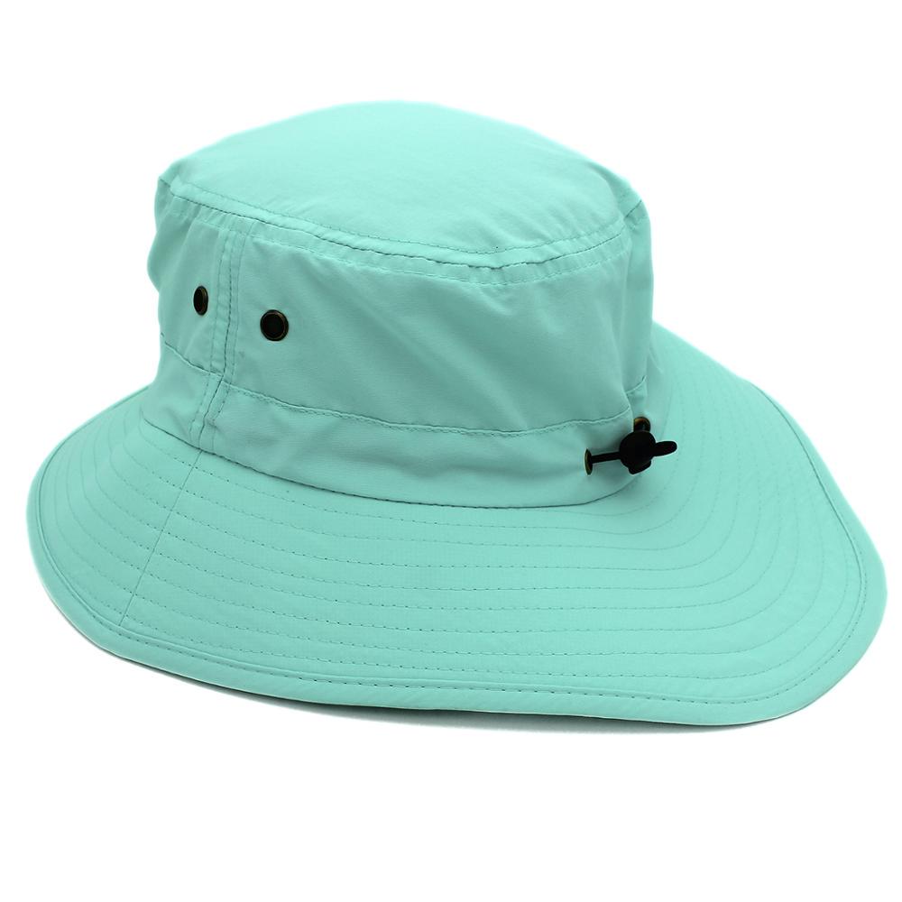 Connectyle Mens Women Lightweight UPF 50+ Wide Brim Safari Quick Dry Sun Hat Female UV Protection Fishing Hat with Strap Cool