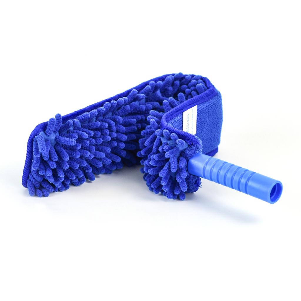 Ceiling Fan Duster, RV Awning Mop with Bendable Pad, Extendable Poles for Cleaning Home Camper Trailer Truck