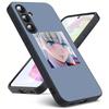 Cute Cartoon Anime Girl Luxury For Samsung Galaxy S23 S24 S25 Ultra S22 Plus S21 Black Soft Case Waterproof Soft Case
