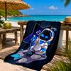 Unterwasser-Abenteuer-Roboter Strandtuch Mikrofaser-Strandtuch, Leicht und Schnelltrocknend, für Sommerreisen, Schwimmbad-Fan Geburtstagsgeschenk
