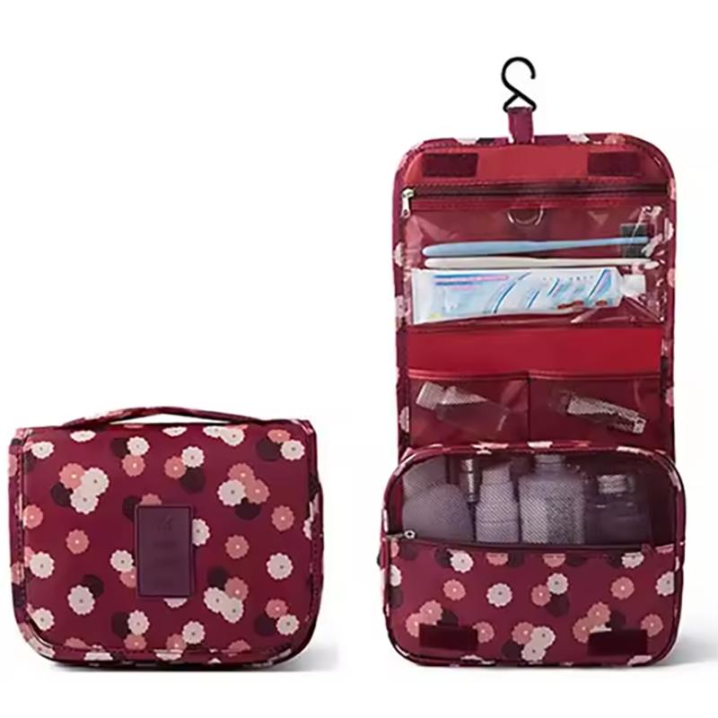 Multifunctional Travel Hook Wash Bag Cosmetics Storage Bag Waterproof Toiletries Beauty Organizer Ladies Bathroom Storage Bag