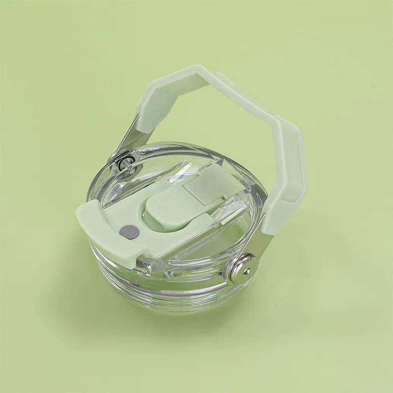 

1pcs Transparent Plastic Cup Lid for 30oz Stanley Cup Replaceble Heat Resistant Spill Proof Sealed Bottle Cap Accessories зелёный