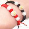 12 Zodiac Luminous Bracelet Lucky Charms Zodiac Red Rope Animal Transfer Beads Hand Woven Bracelet Luminous Necklace