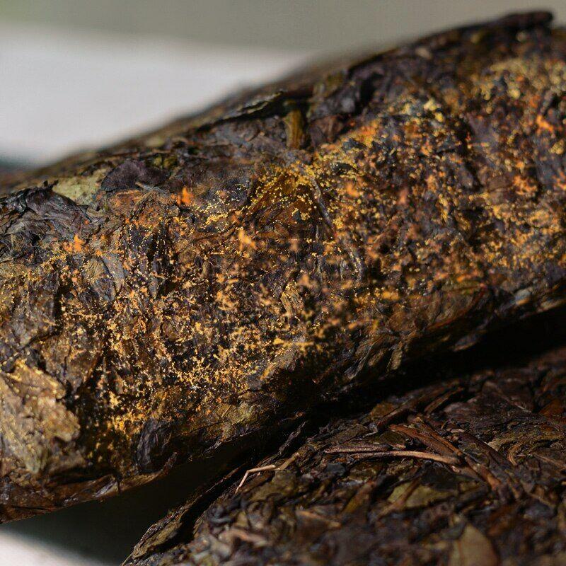 Чай китайский Hunan Dark Brick Anhua Fu Zhuan Golden Flower 1000г — фото 4